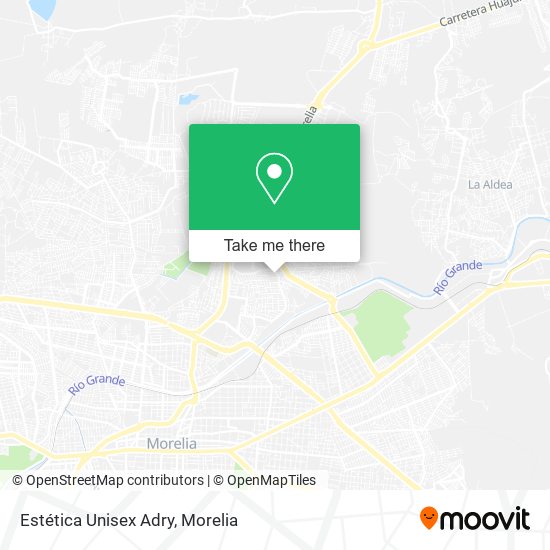 Mapa de Estética Unisex Adry