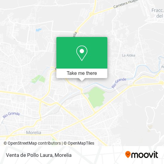 Mapa de Venta de Pollo Laura