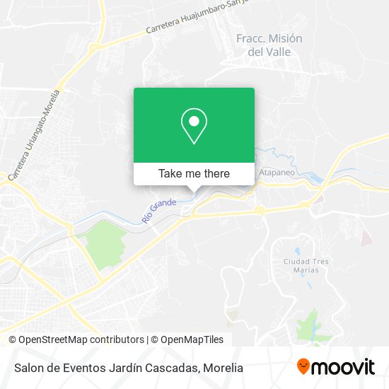 Salon de Eventos Jardín Cascadas map