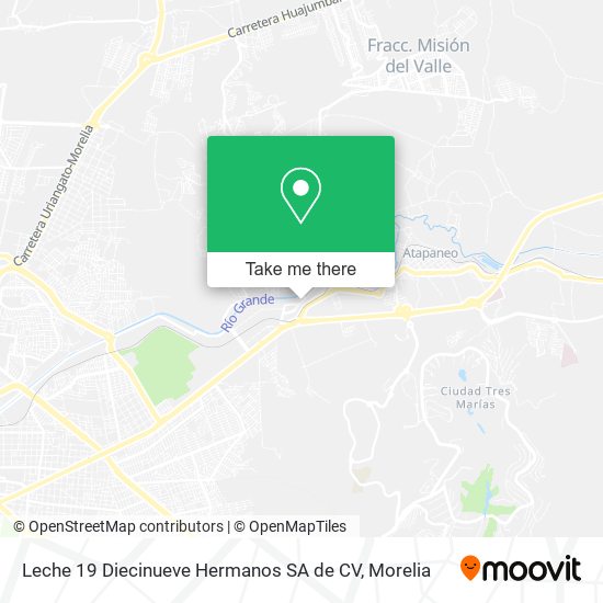 Leche 19 Diecinueve Hermanos SA de CV map