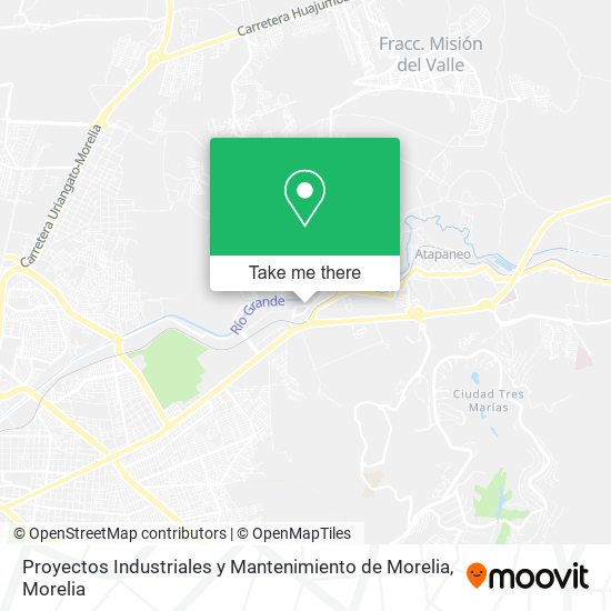 Proyectos Industriales y Mantenimiento de Morelia map