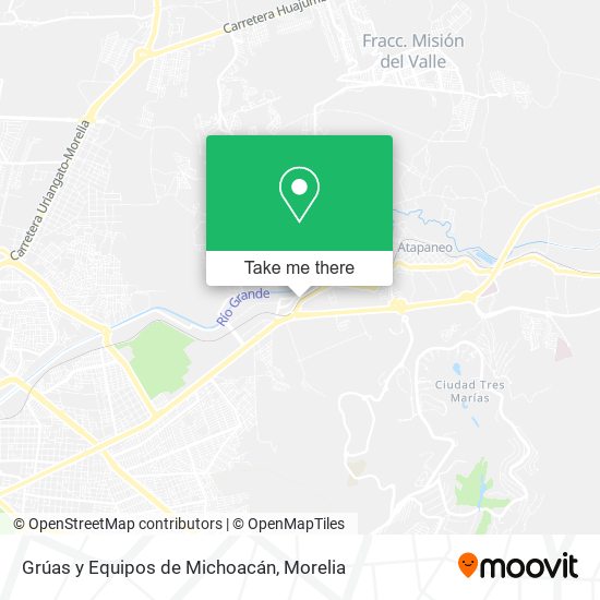 Grúas y Equipos de Michoacán map