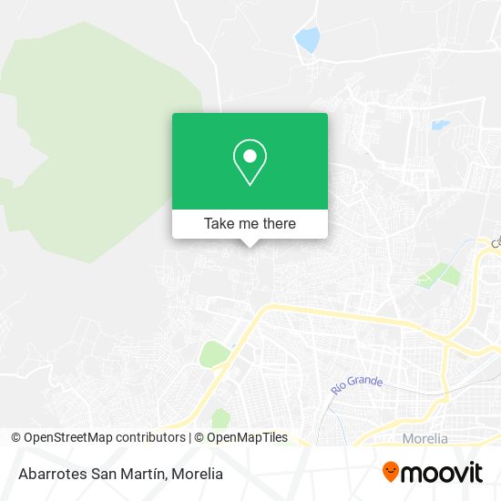 Abarrotes San Martín map