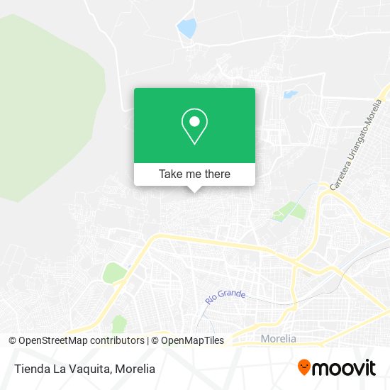Mapa de Tienda La Vaquita