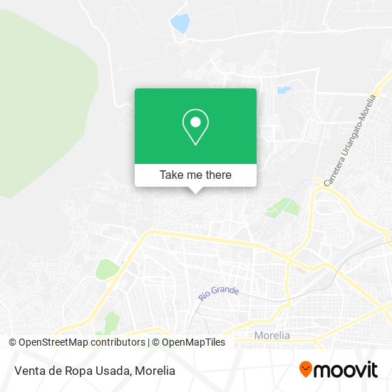 Venta de Ropa Usada map