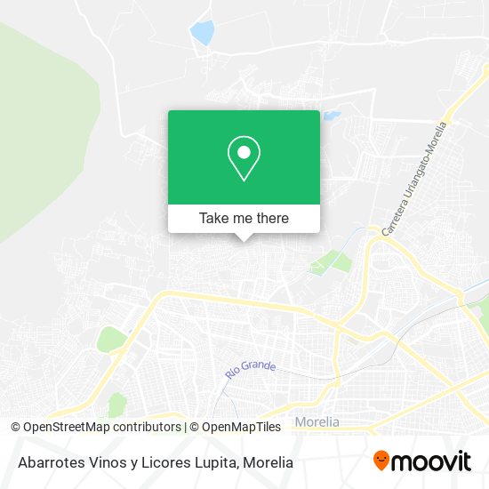Abarrotes Vinos y Licores Lupita map