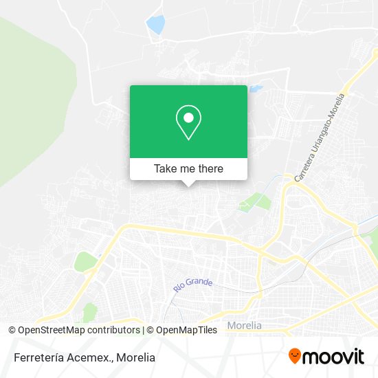 Ferretería Acemex. map