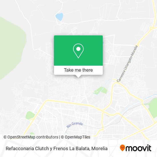 Refacconaria Clutch y Frenos La Balata map