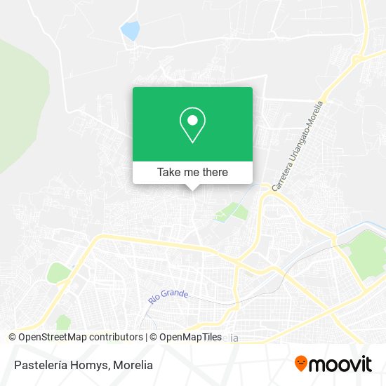 Pastelería Homys map