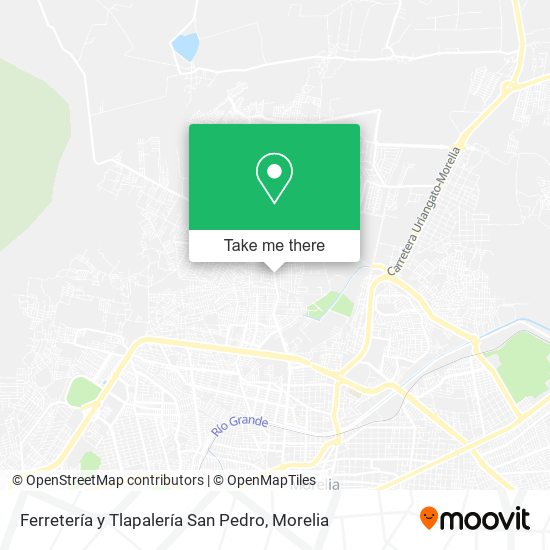 Mapa de Ferretería y Tlapalería San Pedro