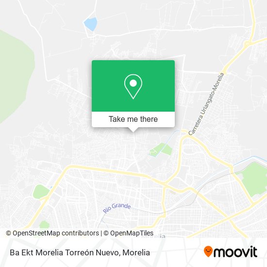 Ba Ekt Morelia Torreón Nuevo map