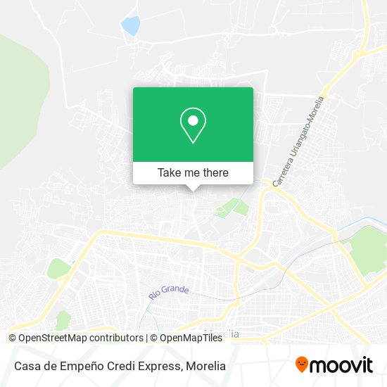 Mapa de Casa de Empeño Credi Express