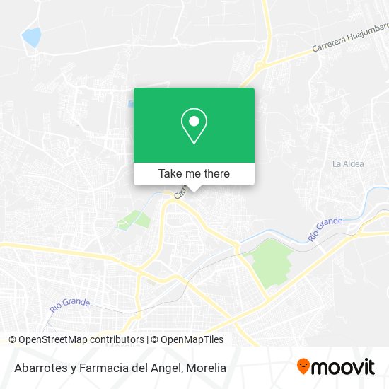 Mapa de Abarrotes y Farmacia del Angel