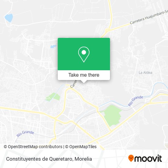 Constituyentes de Queretaro map