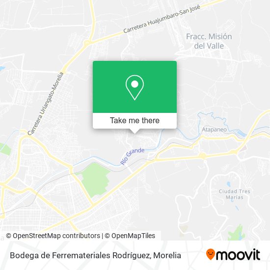 Mapa de Bodega de Ferremateriales Rodríguez