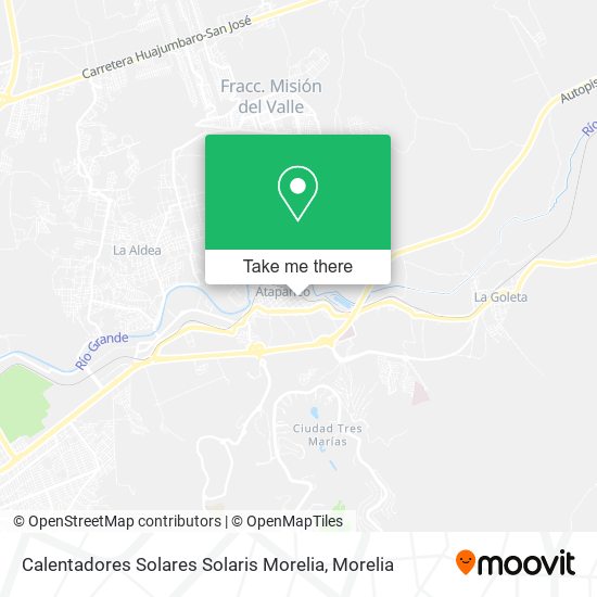Calentadores Solares Solaris Morelia map