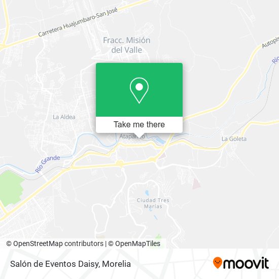 Salón de Eventos Daisy map