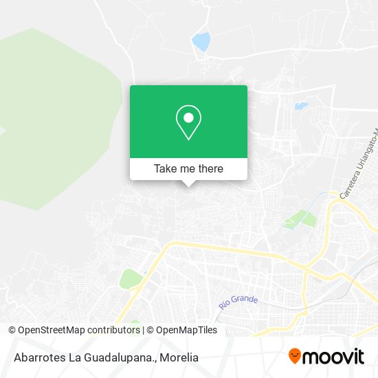 Mapa de Abarrotes La Guadalupana.