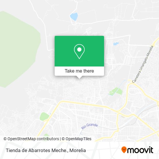 Mapa de Tienda de Abarrotes Meche.