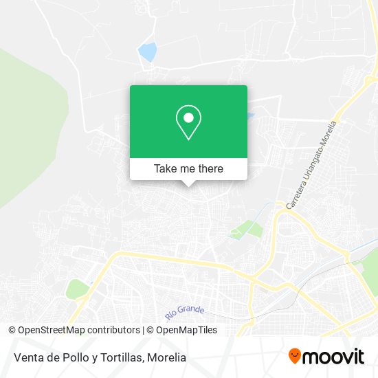 Mapa de Venta de Pollo y Tortillas