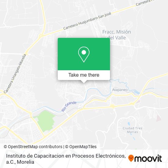 Instituto de Capacitacion en Procesos Electrónicos, a.C. map