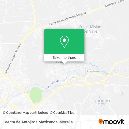 Venta de Antojitos Mexicanos map