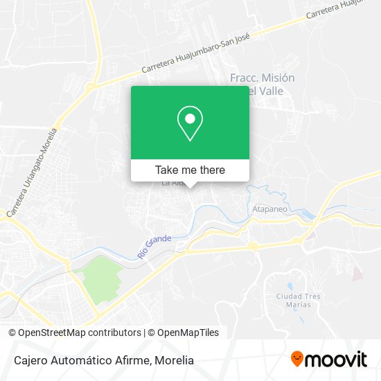 Cajero Automático Afirme map
