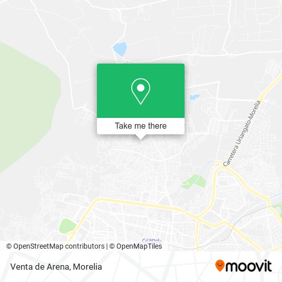 Mapa de Venta de Arena