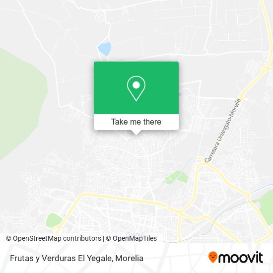 Mapa de Frutas y Verduras El Yegale