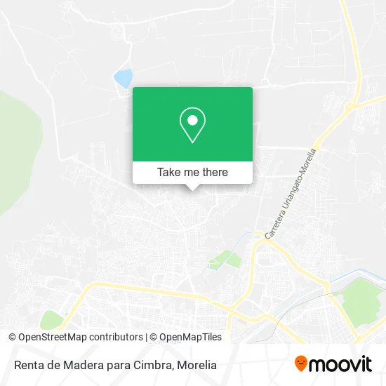 Renta de Madera para Cimbra map