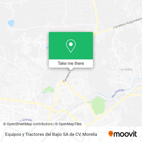 Equipos y Tractores del Bajio SA de CV map