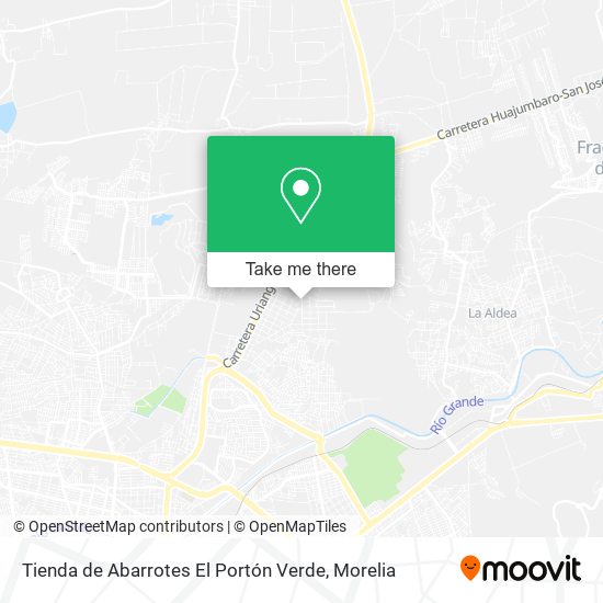Tienda de Abarrotes El Portón Verde map