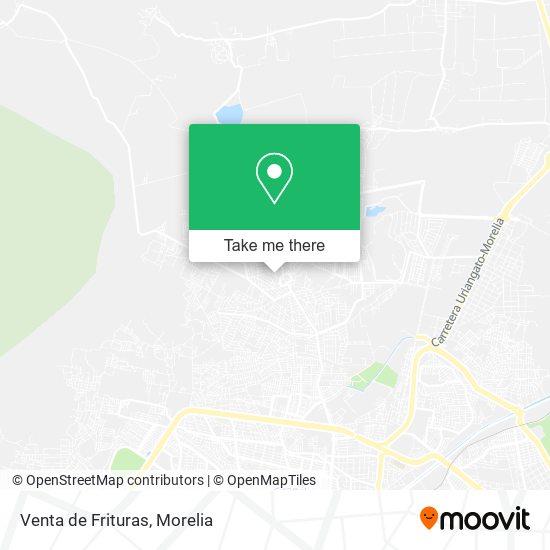 Venta de Frituras map