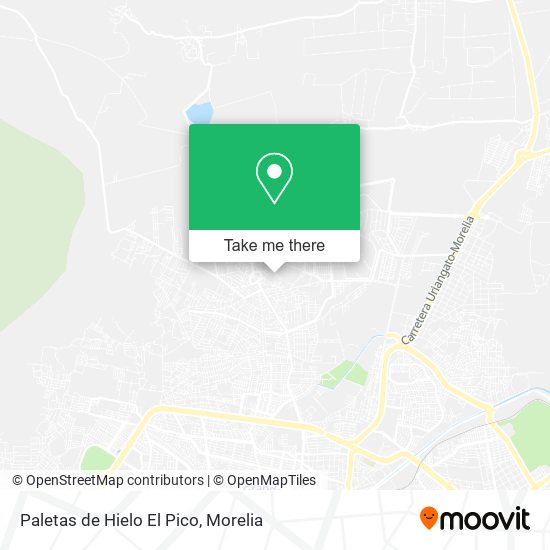 Mapa de Paletas de Hielo El Pico
