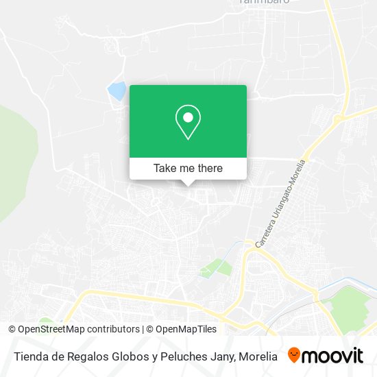 Tienda de Regalos Globos y Peluches Jany map