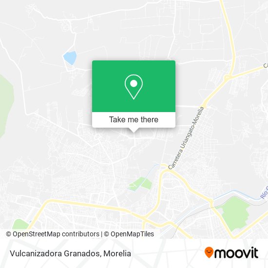 Vulcanizadora Granados map