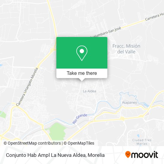 Mapa de Conjunto Hab Ampl La Nueva Aldea
