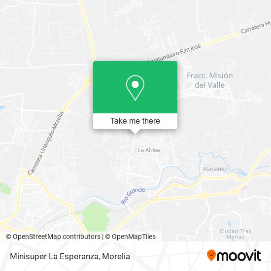 Mapa de Minisuper La Esperanza