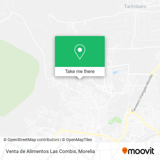 Venta de Alimentos Las Combis map