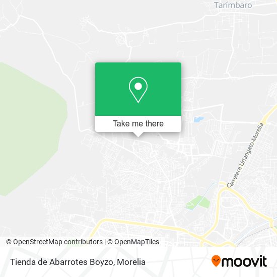 Mapa de Tienda de Abarrotes Boyzo