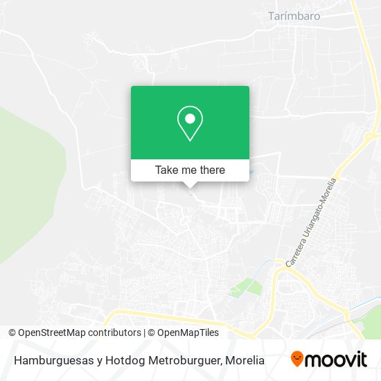 Hamburguesas y Hotdog Metroburguer map