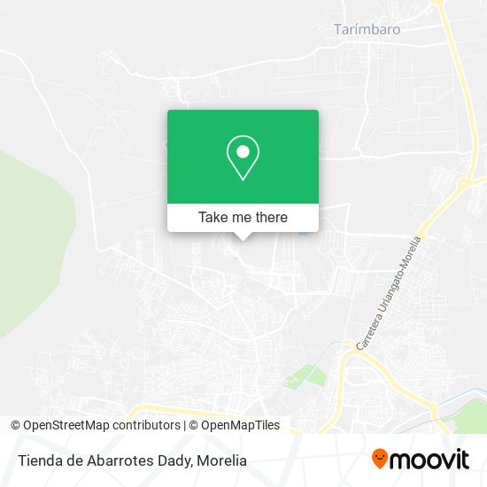Mapa de Tienda de Abarrotes Dady