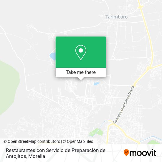 Restaurantes con Servicio de Preparación de Antojitos map
