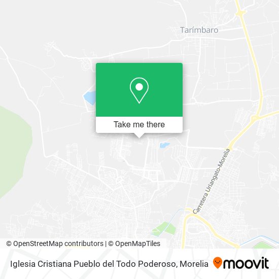 Mapa de Iglesia Cristiana Pueblo del Todo Poderoso