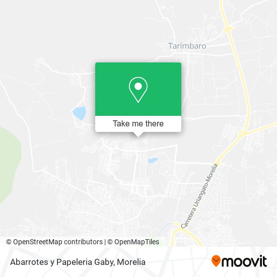Mapa de Abarrotes y Papeleria Gaby