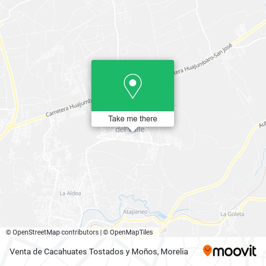 Venta de Cacahuates Tostados y Moños map