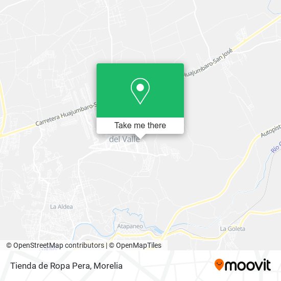 Mapa de Tienda de Ropa Pera