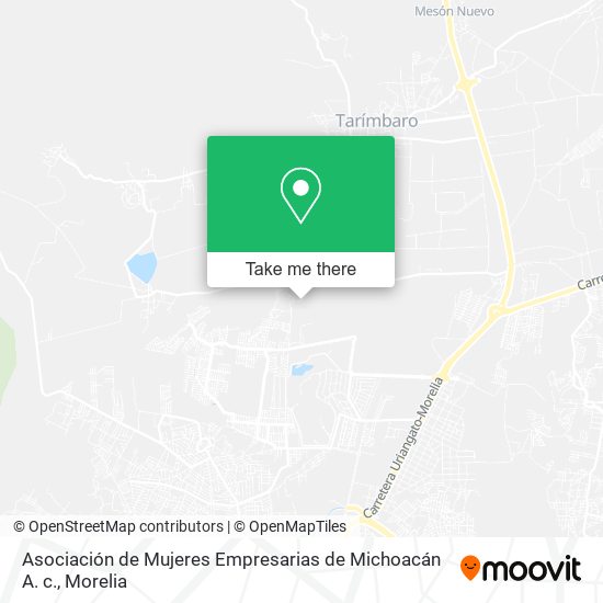 Mapa de Asociación de Mujeres Empresarias de Michoacán A. c.