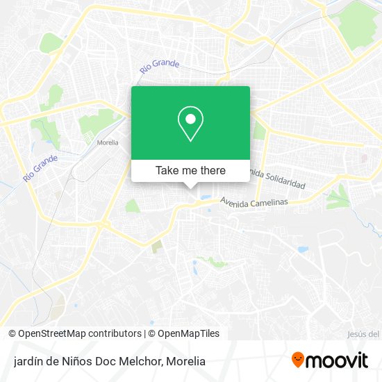 Mapa de jardín de Niños Doc Melchor