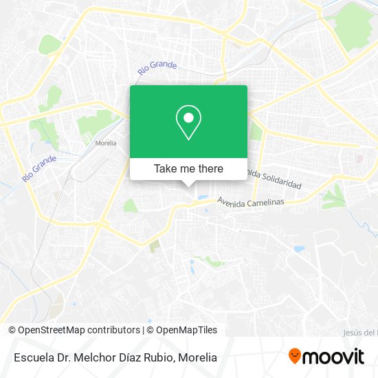 Escuela Dr. Melchor Díaz Rubio map